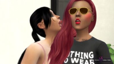 Lesbian Stepsisters Eat Pussy Very Hard – Sexual Hot Animations