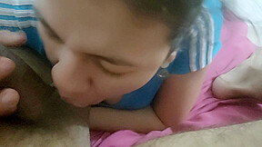 Stepmother Wakes Me Up With A Rich Morning Blowjob