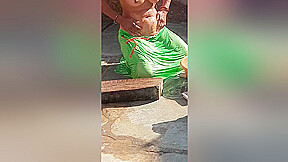 Village Desi Bathroom Stepsister Is Building Desi Bathroom